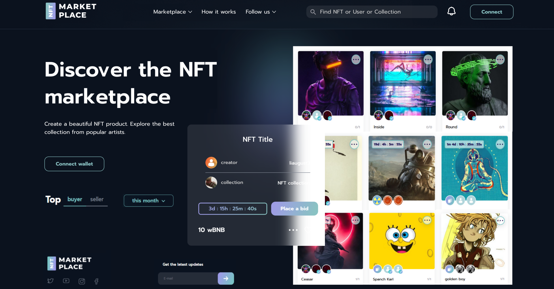 Proposal for a ready-to-use NFT platform